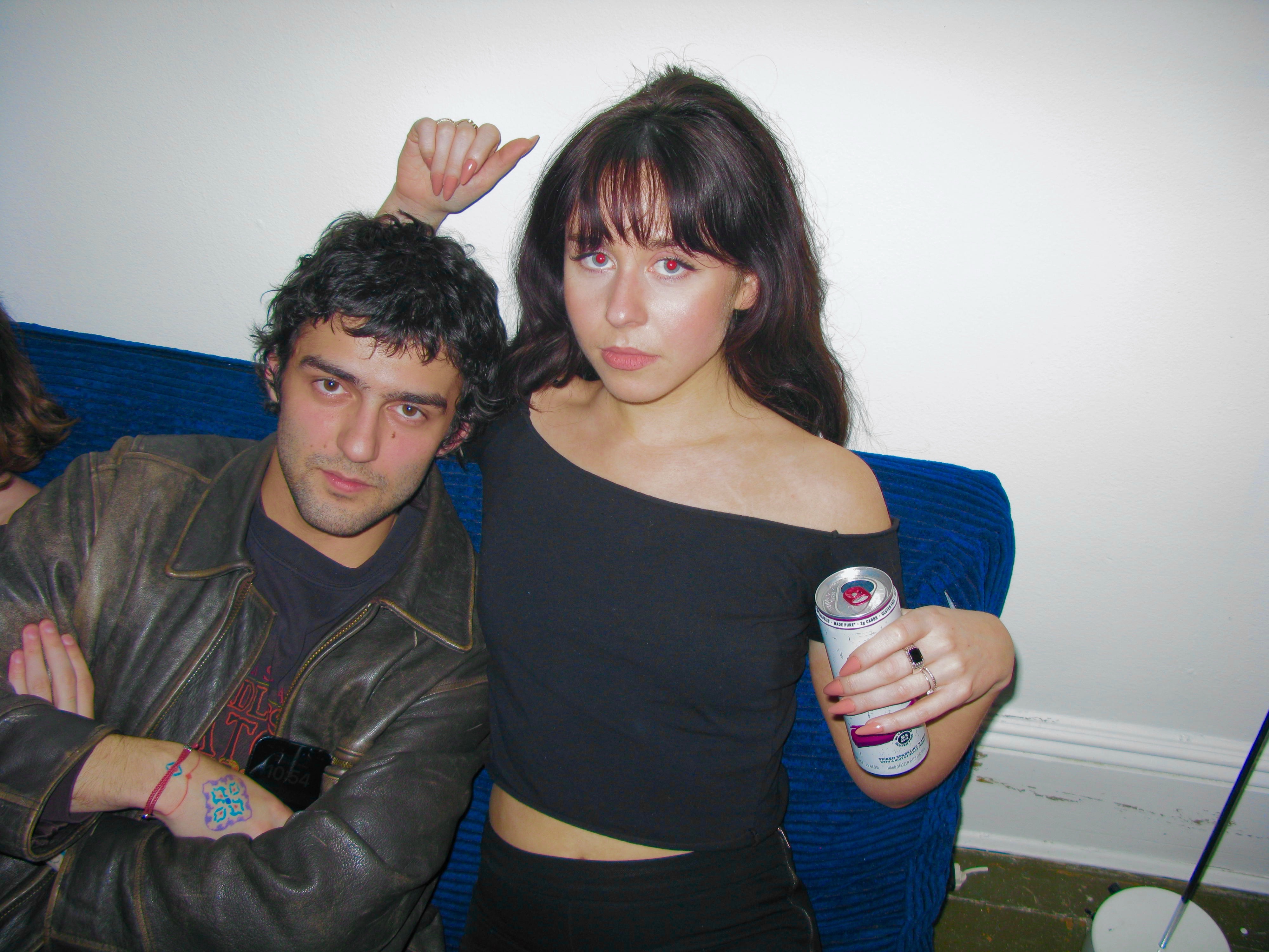 Anna at a party